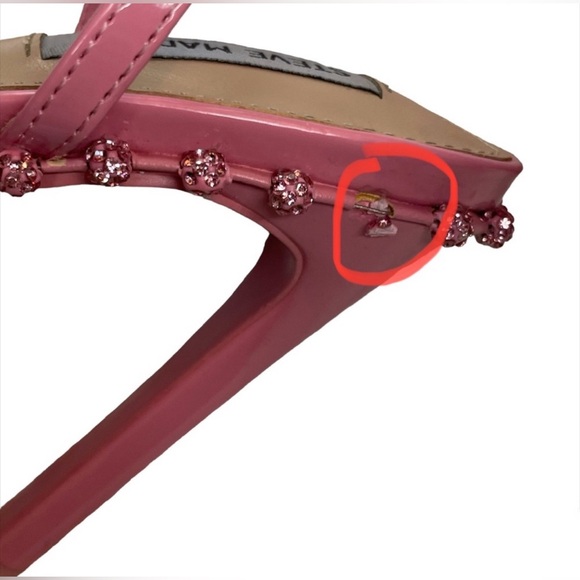 Steve Madden Women\'s Pink Zelle Heeled Sandal Size 7.5